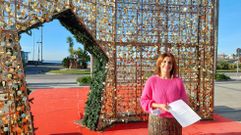 La concejala de Cultura de Sanxenxo, Paz Lago, present� el programa festivo de este mes