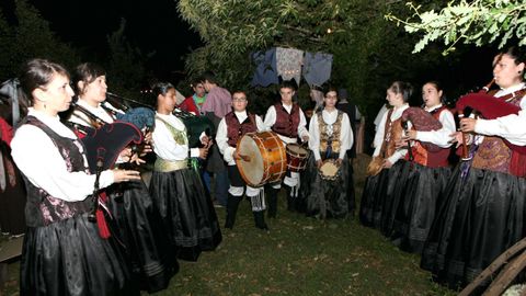 Primera cena medieval del Asalto, en 2010