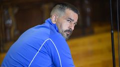 Borja Rial, que se mantuvo impasible�durante todo el juicio celebrado esta semana en la Audiencia de Pontevedra.