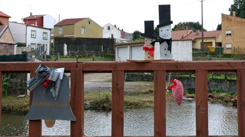 NAVIDAD, DECORACION NAVIDEÑA HECHA POR LOS VECINOS DE LA ALDEA DE A CROCHA