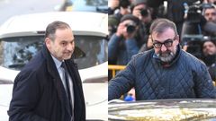 Jos Luis balos y Koldo Garca, a su llegada este jueves al Supremo