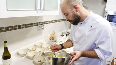 Manu Rodrguez cocin el acompaamiento de los vinos