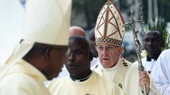 Multitudinaria misa del Papa Francisco en Nairobi