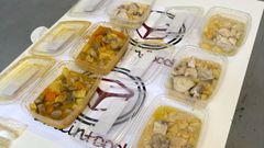 Los t�peres de comida de la aplicaci�n de Linkinfood