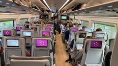 Los nuevos trenes S106, que conectan Gijn con Madrid