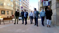 O alcalde, Fern�ndez Lores visitou as obras en marcha en Loureiro Crespo e O Casta�al