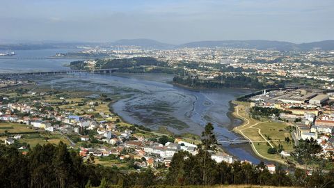 Vistas desde el mirador del monte de Ancos, en Neda