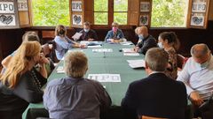 Imagen de una de las reuniones de la plataforma que se opone al cierre de esta opci�n formativa