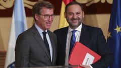 Feijoo y �balos, en un encuentro que tuvieron en noviembre del 2019