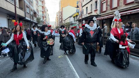 Desfile de entroido en O Barco.