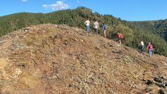 Un aspecto do xacemento arqueol�xico de Penas do Castelo, que ser� visitado durante a semana cultural de Salcedo