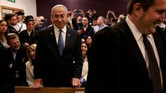 Netanyahu, ante el tribunal.