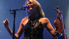 The Corrs durante un concierto en el Monte do Gozo en Santiago en una imagen de archivo