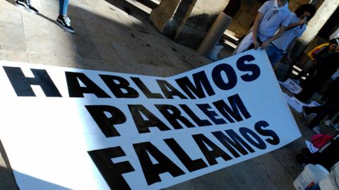 Marcha #Hablemos a favor del di�logo