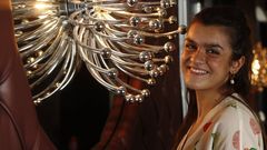 Amaia Romero durante la presentaci�n de su disco 