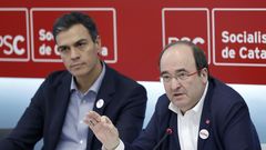 Pedro S�nchez y Miquel Iceta en una foto de archivo