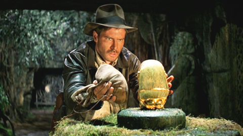 Harrison Ford como Indiana Jones