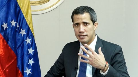 Guaid�: �Espero que la democracia espa�ola sea fuerte para hacer frente a la dictadura de Maduro�