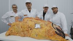 P�o do Saleiro y la parrillada Buenos Aires han puesto en marcha un sorteo para premiar a quien adivine el peso del lomo de buey de la imagen.