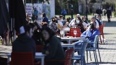 Sol y terrazas por el D�a del Padre en Vigo