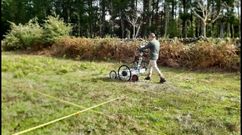 T�cnicos de una empresa especializada rastrearon los terrenos de la parroquia con georradar en busca de restos enterrados de antiguas construcciones
