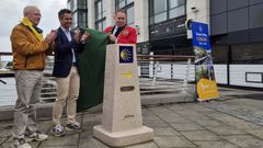 Inauguraci�n de un hito de se�alizaci�n del Camino en Drogheda (Irlanda) este septiembre