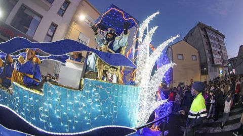 Cabalgata de Reyes Magos en Ribeira.