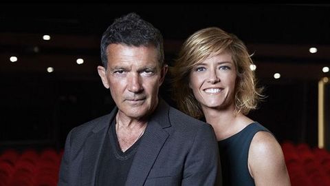 Antonio Banderas y Mara Casado