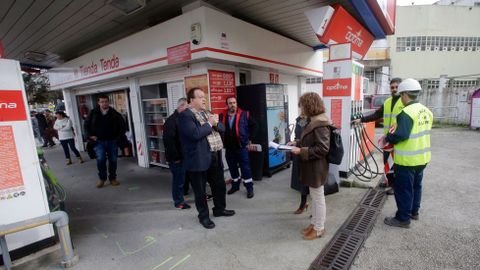 Precinto de la gasolinera de Santa Cruz 