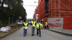 La conselleira de Vivenda visit� las obras.