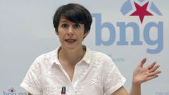 Ana Pont�n durante la rueda de prensa este lunes 