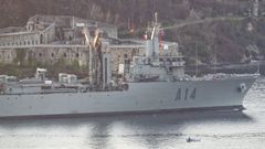 El Pati�o, en imagen de archivo, saliendo de la r�a de Ferrol. 