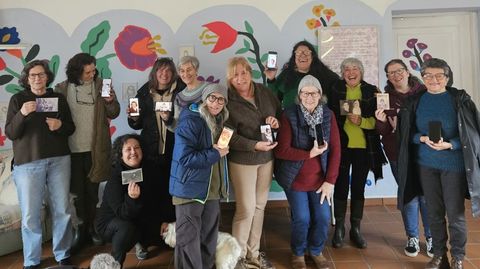 Vecinas de Anceu y Forz�ns en una de las actividades del programa Nova Lonxevidade Rural