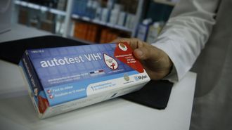 Un autotest de deteccin de VIH en sangre, de venta en farmacias. 