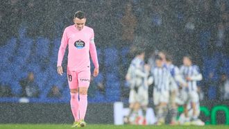 Iago Apas, despu�s de que el Celta encajara el tercer gol.
