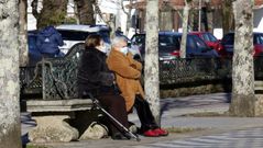 Imagen de la Alameda de Noia, municipio en el que han bajado los casos de covid