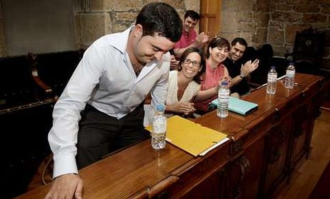 Manuel Asorey tom� ayer posesi�n como nuevo concejal del PP en Silleda.