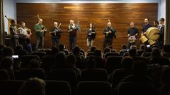 Begonte aspira a convertir en conservatorio la escuela de msica (en la foto, una actuacin de alumnos) que comparte con Rbade y con Outeiro de Rei