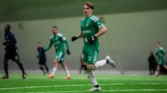 Henri Kablik, en un encuentro con el Levadia sub-21.