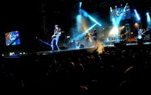 Un momento del concierto de los a�os ochenta que abri� las fiestas de este verano.