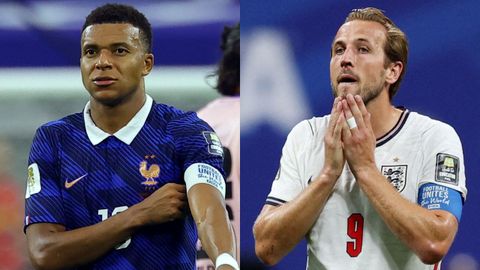 Kylian Mbapp&eacute; y Harry Kane, las estrellas de Francia e Inglaterra, respectivamente