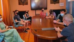 Reuni�n de responsables municipales de Laviana con Salud