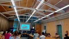 Conferencia de Roberto Soto Arranz en el encuentro sobre el papel social de las bibliotecas que acoge el Campus Industrial de Ferrol