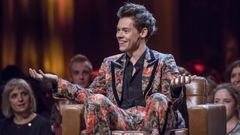 Harry Styles durante una entrevista en la BBC