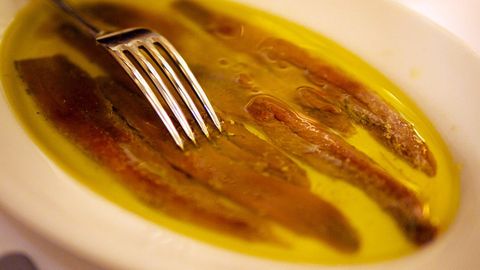 Anchoas en aceite