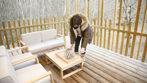 Cada terraza tiene una superficie de 15 metros cuadrados