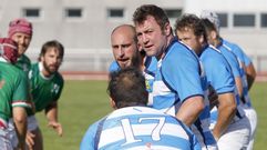 Espect�culo del quince del toxo y la selecci�n vasca en A Malata