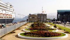 El puerto de Vigo estrena los jardines del cable ingls