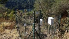 Estaci�n meteorol�gica de MeteoGalicia en A M�llara, en el municipio de Pant�n