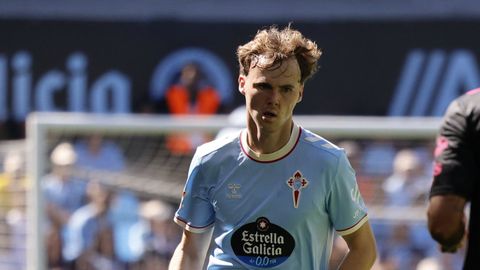 El futbolista del Celta Williot Swedberg,